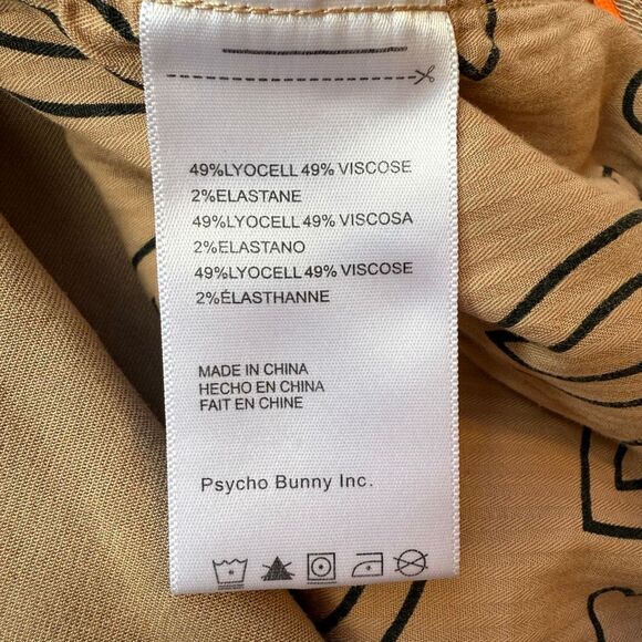 PSYCHO BUNNY WILLIS STRETCH TENCEL SHORT Size 2XL - Picture 6 of 6